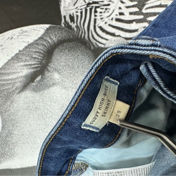 Madewell fair trade Women’s Size 28 Curvy High Rise Skinny Jeans A31 - Picture 6 of 6